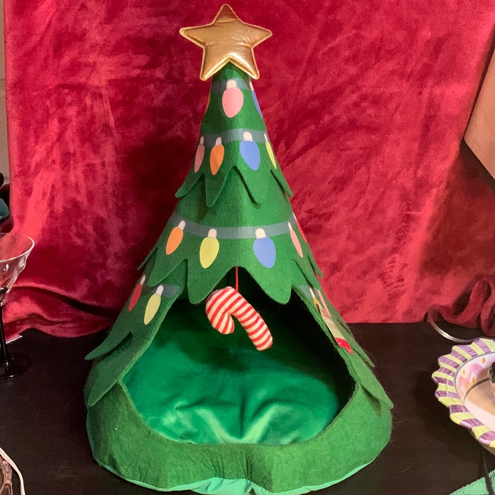 Kitty Christmas bed